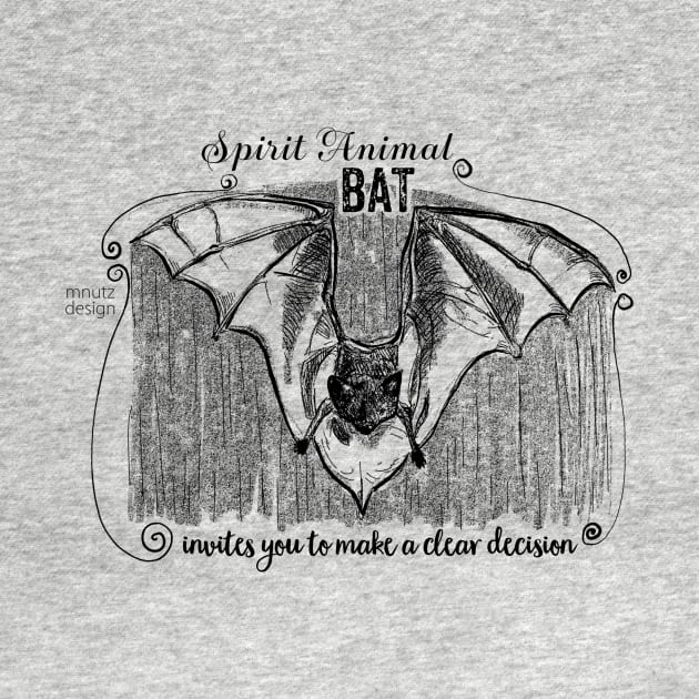 Spirit animal Bat black by mnutz